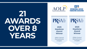 PRworks Earns Two Awards at PRSA Central PA Chapter's 2025 Keystone Awards